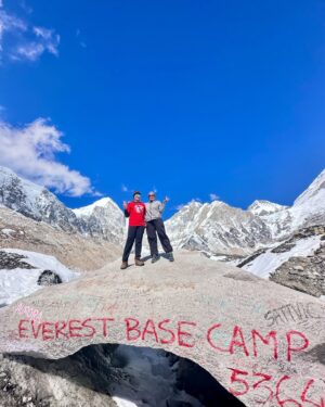 Vandana Lalwani Instagram - Everest Base Camp 8th Oct 2024. 
Bucketlist ✅

Conquered the toughest challenge, both mind and body pushed to the limit, and I’ve never felt more alive. Everest Base Camp: The hardest climb, the greatest achievement 🏔 

#MindOverMatter #BucketListAchieved #EverestBaseCamp #everestbasecamptrek #everestbasecampoct2024 #nepal #trekking #everest #vandanalalwani