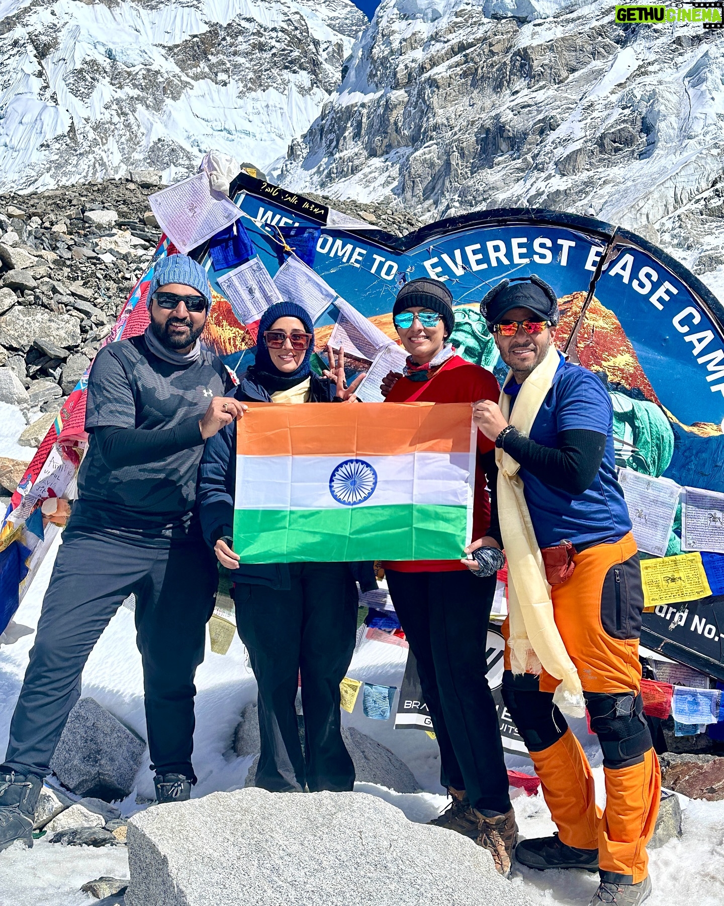 Vandana Lalwani - 4.2K Likes - Everest Base Camp 8th Oct 2024.
Bucketlist ✅
Conquered the toughest challenge, both mind and body pushed to the limit, and I’ve never felt more alive. Everest Base Camp: The hardest climb, the greatest achievement 🏔
#MindOverMatter #BucketListAchieved #EverestBaseCamp #everestbasecamptrek #everestbasecampoct2024 #nepal #trekking #everest #vandanalalwani