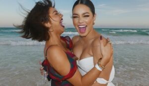 Vanessa Hudgens Instagram - Lololololl I’m dying over these photos cause I feel like it represents us so well. Happy birthday you goddess @sarahhyland shush loves you ❤️