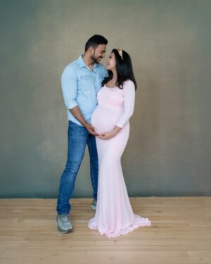 Vidhya Instagram - Photos by @imichael.1 ❤️

I wait for you, my precious one,
My heart, my soul, my rising sun.
Wrapped in grace, so pure and small,
The dearest gift, the greatest of all.

My life has come full circle,
Pure bliss, whole and true.
As seasons change and time unfolds,
Our story of love forever holds🤍