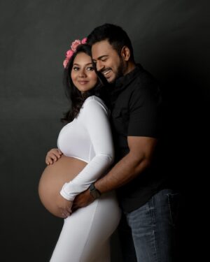 Vidhya Instagram - Photos by @imichael.1 ❤️

I wait for you, my precious one,
My heart, my soul, my rising sun.
Wrapped in grace, so pure and small,
The dearest gift, the greatest of all.

My life has come full circle,
Pure bliss, whole and true.
As seasons change and time unfolds,
Our story of love forever holds🤍