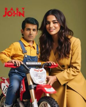 Wamiqa Gabbi Instagram - Premiqa and Baby Johns. That’s it. That’s the post 🥰

BABY JOHN out now in theatres!! Book your tickets NOW!

#AI #BabyJohn