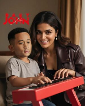Wamiqa Gabbi Instagram - Premiqa and Baby Johns. That’s it. That’s the post 🥰

BABY JOHN out now in theatres!! Book your tickets NOW!

#AI #BabyJohn