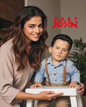Wamiqa Gabbi Instagram - Premiqa and Baby Johns. That’s it. That’s the post 🥰

BABY JOHN out now in theatres!! Book your tickets NOW!

#AI #BabyJohn