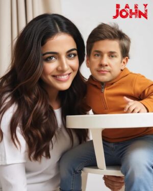 Wamiqa Gabbi Instagram - Premiqa and Baby Johns. That’s it. That’s the post 🥰

BABY JOHN out now in theatres!! Book your tickets NOW!

#AI #BabyJohn
