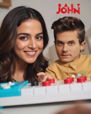 Wamiqa Gabbi Instagram - Premiqa and Baby Johns. That’s it. That’s the post 🥰

BABY JOHN out now in theatres!! Book your tickets NOW!

#AI #BabyJohn