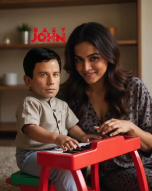 Wamiqa Gabbi Instagram - Premiqa and Baby Johns. That’s it. That’s the post 🥰

BABY JOHN out now in theatres!! Book your tickets NOW!

#AI #BabyJohn