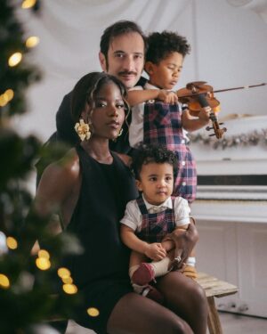 Yolanda Tati Instagram - Made in Heaven, Designed in my Dreams ❤️✨

Last picture is the definition of Love & Happiness!!! My Family is my HOME!!! It’s our 1st Christmas as a family of 4… And I’m in LOVE with this Photos!!!! Postcards of MY LIFE!!!! 🕊️🙏🏾🎞️ - Thank you @andrezanunesfotografa for capturing this beautiful frames & memories of my biggest treasure and fortune: Momma & her 3 Boys!!!! 🥹 PROUD, PROUD!!!

NOW: Alexa Play Michael Bublé, but not the Christmas ones yet… Take it easy… We’re just getting started 🪄😁🎶 HUAHAHAHAH

#TheTatiTurco #MoambaComPizza
#Family #Shoot #YolaLovesMarco