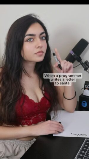 Zara Dar Instagram - It’s really all I want for x-mas 🥹
#programmerhumor #stemgirls