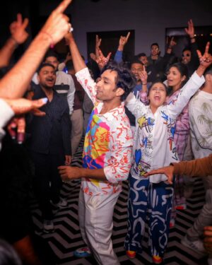 Aarohi Patel Instagram - Pyjamas & Sneakers After-Party 👟🩳
06.12.24

This time, last month - we celebrated our wedding in this most comfortable DJ party by dancing till the morning and making the best of memories with our closest people❤️

Clicked by :  @silverlightstudios.in
Event curated & managed by : @event.kalakar
Event styled & designed by : @events_by_the_planners_project
Location : @bamboosaa