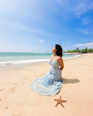 Aarya Maya Instagram - Mermaid moments 🌊🐚🦀

Dress by @fwd 

#beachlife #ootd #beachphotography #vacation #srilanka