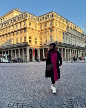 Aathmika Instagram - A Paris Adventure : A Dream come true 
To the most enchanting solo trip to Paris, and I can’t help but reflect on the unforgettable moments that made this city feel like a dream.
 The Eiffel Tower, standing tall and majestic, there’s something truly magical about seeing it in person, especially as the city lights up in the evening. It’s one of those moments where you feel small in the best way possible—reminded of how vast and beautiful the world is.
The Louvre Museum was like a time travel to the past, Walking through its galleries,  felt immersed in history, culture, and some of the most iconic works of art the world has ever known. The Mona Lisa, of course, i missed it cause of the long queue waiting 😅 Should I regret it ??? Naahhh 
  A true love affair comes with Parisian chocolates and pastries. For some reason I never ate croissant 🥐 being in Paris… hmmm not guilty!! 
  The Shakespeare and Company bookstore was like stepping into a literary dream. For me it was like visiting my favourite movie scenes “ Before sunset “, it was the perfect place to lose track of time.
 Notre-Dame Cathedral standing in awe before its gothic beauty, I was reminded of the history and resilience this city holds. So grateful to have witnessed its grandeur.
But let’s not forget the freezing cold! The winter chill had my face going numb, but somehow, that only made the whole adventure more exhilarating. It was one of those moments where you embrace the cold, knowing it’s all part of the experience.
From the art to the culture, the energy of the city was absolutely captivating. Paris, with its charm, elegance, and endless surprises, will always have a special place in my heart. It’s a city that invites you to explore, appreciate, and simply be. 
Paris truly is a finesse in art, food, culture, music, and intellect 🫶🏼
#ParisAdventures #SoloTravel #EiffelTower #LouvreMuseum #ShakespeareAndCompany #NotreDame #WinterInParis #ParisianCulture #ArtAndChocolate #Wanderlust #Travel
