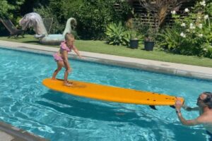 Abby Huntsman Instagram - And then she was 7! How lucky we are to have the sweetest, funniest, most adventurous and imaginative spunky girl. We love you forever and always Belle 💜
