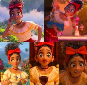 Adassa Instagram - Wonderful collage by santi.vega #doloresmadrigal #encanto #wedonttalkaboutbruno #familiamadrigal #fyp #fypシ