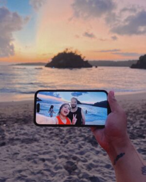 Aditi Shrestha Instagram - sunset chasing club 🌅🥥🐚💛