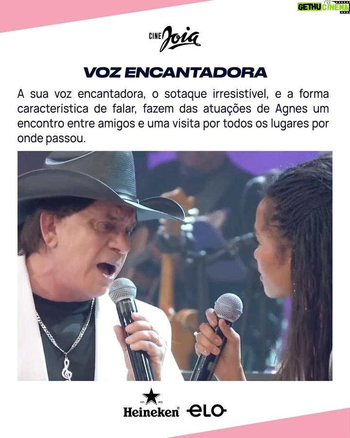 Agnes Nunes - 4.7K Likes - Um breve passeio pela trajetória de Agnes Nunes (@agnesnunes), a dona da voz que ecoará pelo Cine Joia no dia 1 de fevereiro, no show de lançamento do àlbum “O Amor e Suas Variáveis”, com abertura de Mari Froes (@froesmari)! 💎
🎟️ Garanta seu ingresso pelo link na bio.