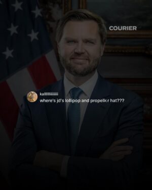Akilah Hughes Instagram - Donald Trump’s official portrait doesn’t look like the traditional presidential portrait; the internet took notice 💀

Follow @couriernewsroom for more.