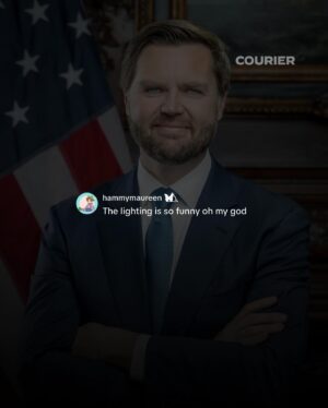 Akilah Hughes Instagram - Donald Trump’s official portrait doesn’t look like the traditional presidential portrait; the internet took notice 💀

Follow @couriernewsroom for more.
