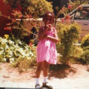 Alicia Garza Instagram - Every year on my birthday I had the same ritual…I would wake up to this photo from my dad with some note that said something about me still being a little shit 😂 and then my mom would text me “happy birthday baby girl!” and I would respond “thanks for giving birth to a legend!” This year I don’t have either of my parents to text me but I feel them here with me. 44 on the 4th — there’s gotta be something auspicious about that. Gonna celebrate with my besties and dance the night away. This year, my theme is “till the soil.” Putting my hands in the dirt literally and figuratively to see what we can grow together that cares for me, cares for us, and puts us back together again. All while keeping my nails cute, of course 🤷🏾‍♀️thanks to all who sent love today from near and far — we gon be alright, somehow, some way, someday 🫶🏾