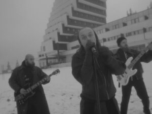 Alina Pyazok Instagram - When the guys from @molchatdomaband told me they wanted to film a live performance in front of the iconic brutalist Panorama Hotel in Slovakia, I immediately said, “I have to make this happen.” (For those who don’t know, this hotel is featured on the cover of their album that includes their most recognizable track, Судно.)

This shoot was truly legendary for me. I’ve always been fascinated by brutalist aesthetics, and Молчат Дома’s music feels like the perfect match for this setting. And we were super lucky with the first snow and the fog.

My goal was to give each song its own unique look and mood while capturing the magic of this iconic location. (Thank you @michaelaklanicova.) 
I hope we managed to make this moment feel timeless.

I’m incredibly grateful to the amazing production team in Bratislava who brought this vision to life. Huge thanks to the crew and everyone who made this possible!
Director: me
DOP: @michaelaklanicova
Production company: @nocap___collective
Executive producer: @monika_kraft
Production Manager: @mieskaa
Fashion stylist: @ksenia_sharonova
Ronin operator: @patrikbora
1AC: @mattjanosik
2AC: @gab_kubikova
Gaffer: @peto_sesto
Lights rental & crew: @daylightrental
Camera rental: @Filmsupport.sk
Transport: Neverendingstory.sk
Location: Panorama hotel Štrbské Pleso @panorama.strbskepleso
Grading: @ViktorMalygin
Video editing: @alina_pasok, @trin.art
VFX: @igoreyth
Band Outfits by @neo__museum 
Special thanks to Nick Marks 
And, of course, огромное СПАСИБО @shkutkoegor @rabochiyklass @deep__fish for your trust and your music. Love you, guys!