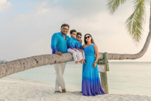 Amulya Instagram - A happy and peaceful family is truly a blessing 🧿 💙  Happy valentines Day to my valentine 💙
@jagdishrchandra @atharv.aadhav  Thank you @tours_i_go_holiday  for arranging these lovely memories 💙