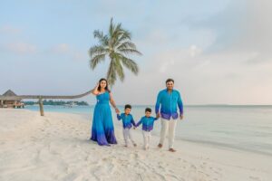 Amulya Instagram - A happy and peaceful family is truly a blessing 🧿 💙  Happy valentines Day to my valentine 💙
@jagdishrchandra @atharv.aadhav  Thank you @tours_i_go_holiday  for arranging these lovely memories 💙