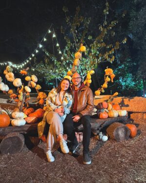 Anastasia Baranova Instagram - Had so much magical and spooky fun at #carved in the #discansogardens! Hot cider, pumpkins galore, and a World Series win! A lovely autumnal evening 🧡