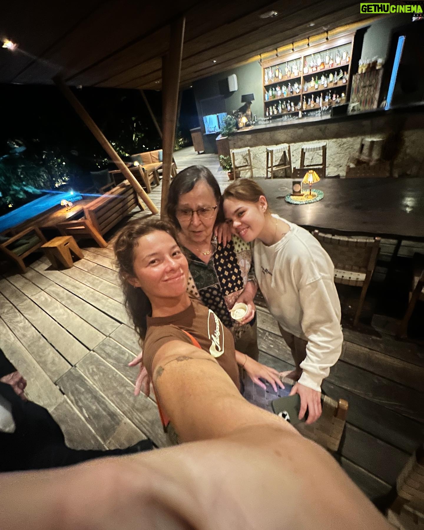 Andi Eigenmann - 277.9K Likes - Not to overshare, but I was ecstatic that my grandparents finally got to come visit Siargao all the way from the States, after 7 years of me living here. With my sissy @stevieeigengirl and my city girl @ellie_ejercito, no less!❤️