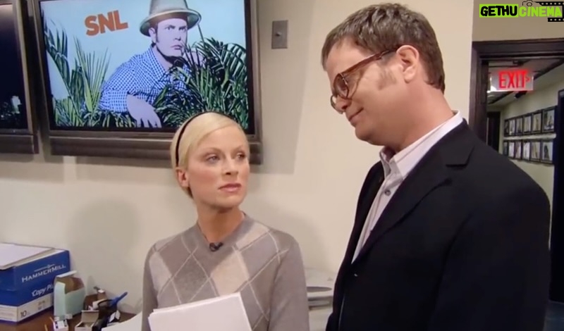 Angela Kinsey - 101.9K Likes - In my early 20’s when I interned on Conan, I worked weekends on SNL as an extra. I loved every second! There is an energy in the room that if you’ve been there you’ll never forget. I was just in the background watching and in complete awe. Years later my tall friend and cast mate @rainnwilson hosted SNL and they did a parody of The Office and Amy Poehler played my character. It was a wild full circle life moment! Congratulations @nbcsnl on 50 years! And thanks for giving me a year of super fun Saturdays in my 20’s!