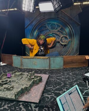 Anjali Bhimani Instagram - Sending love to all in Exandria today as our beloved Bell’s Hells finish their epic journey, and @critical_role celebrate ten years of making true magic. Flashing back to happier times for the Crown Keepers, knowing that the sacrifices they made sent our beloved Dorian on his journey with them, and what a story they have woven through this whole campaign. Fy’ra Rai is with you, friends… stay in the light. And Long Live the Glitter $hitter.

#criticalrole #critters #dnd #ttrpg #dungeonsanddragons #exandriaunlimited #anjalibhimani #mattmercer #aabriaiyengar #aimeecarrero #ericalindbeck