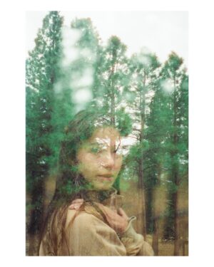 Anjelica Bette Fellini Instagram - another day another double exposure print. available through the link in my bio. 🌲🌲

taken on @cinestillfilm 800