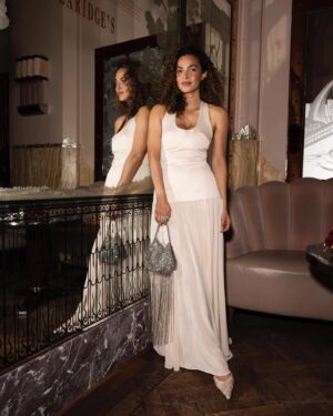 Anna Shaffer Instagram - A perfect night in Claridges to celebrate the @hm Studio Holiday Capule 💎 ✨🍸🤍 #HMstudio
