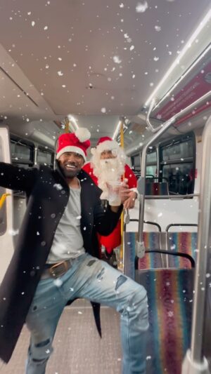 Annie Ilonzeh Instagram - Crushin’ stunts, not carols. 🎤❄️ From our off-key squad to yours, Merry Christmas! 💥🎄🎅🏾

#SWATFam #HappyHolidays #WeTried