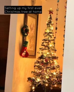 Anwesha Mukherjee Instagram - How blessed am I !! 😇❤️‍🩹🏠 photo dump of this week #mumbai - #delhi Christmas year end prep life🎄