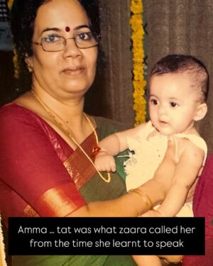 Archana Chandhoke Instagram - Amma - that’s what zaara called her naani from the time she learnt to speak. 
I was always mummy or achuma !! 
Amma was synonymous for Amma !!

It’s less than a month since Amma left us and zaara has to write her most critical life changing XII board exams. Zaara hasn’t been too vocal about the grief of losing her most precious and most significant relationship on the planet - maybe her way of dealing with her grief - But I know for a fact that this is so tough for a 17 year old! 

Fighting my pain has been challenging for me too and I haven’t given my best to my lil girl or the family or my home in the last month too!! 

But whenever I have fallen short, amma has been there to fill it with her all! This time too, I firmly believe Amma won’t let go of her little girl … take care of her Amma !! I know you got her !