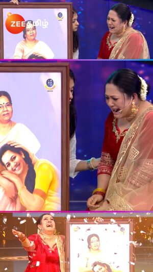 Archana Chandhoke Instagram - Love leaves a memory💙🤍 
Saregamapa Li’l Champs Season 4 | Dedication Round | Sat at 7 PM | Sun at 7.00 - 10.00 pm.

#SaregamapaLilChampsSeason4 #SaregamapaS4 #SaregamapaTamil #Archana #SpbCharan #Srinivas #Shwetha #Saindhavi #ZeeTamil #ZeeOnTheGoReel