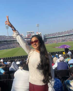 Archita Sahu Instagram - India vs England.
#cricket #barabati #cricketlovers