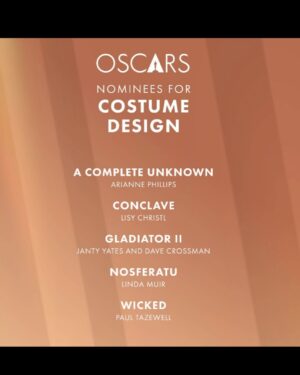 Arianne Phillips Instagram - It has been an overwhelming morning 
thank you to all the well wishers , family, friends , colleagues and people I have yet to meet 🙏🏼
I don’t  take any of it for granted especially given 2025  so far has been a dumpster fire with so much loss and negativity. 
Congratulations to my incredible costume department a pure joy to be with  everyday  who gave their all ⭐️⭐️⭐️
And  BIG congratulations to my fellow nominees 
Paul , Lisy,Janty, David & Linda ⭐️⭐️⭐️
And …
thank YOU Miss Coco ⬆️ for the awesome video 🤩