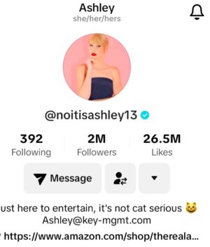 Ashley Leechin Instagram - It doesn’t feel real…

I truly hope it comes back. This app changed my life in so many ways & I am forever grateful for the friendships I have made for life. Thank you all for staying. Your story is not over 🖤 ;

😭🫶🫂
#tiktokban #tiktok #contentcreators #endofanera