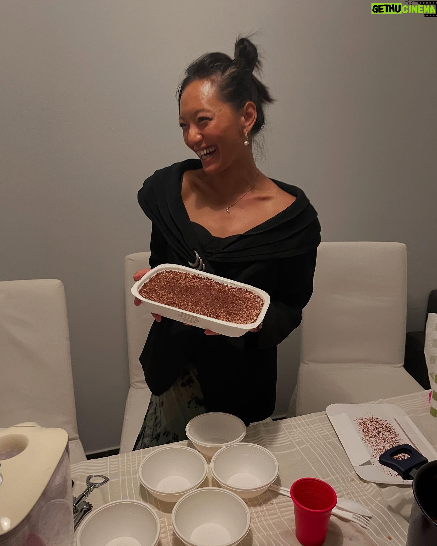 Asmara Abigail - 1.7K Likes - Perché non possiamo fare il pranzo della domenica senza @tiramisuasmara 💜✨ (because we cannot do the Sunday brunch without Tiramisù Asmara)
Tiramisù Asmara, originally created by @akua.calda and his ‘la nonna’ secret recipe in 2019 and we developed the new combination until it is finally locked in July 2019 between Milan, Ciputat and Tokyo.
Tiramisù Asmara is about the joy of friendship and sharing your food with your love ones around the table, enriched by the conversation that happened around the dining table, whether it is caring, creative and intellectual dialogues or just pure humor. I am forever grateful with the love that I share with my closest friends, the way we nurture and taking care of each other in any place in the world, I know we are always there for each other, the universal bond that is genuine and priceless crossing boundaries of time and space. #longdistancefriendship 🦋 I am forever proud of my friends, for their struggles and their power to thrive and to keep on going.
And that is the philosophy of Tiramisù Asmara.
After our collaboration with @potboyaru we are going to be back for our next special collaborations, aspettiamo un po’ (let’s wait for awhile)! STIAMO ARRIVANDO A @stockroom.bar 🦋✨🍸
And yes I only serve my tiramisù in @manfredthierrymugler @muglerofficial ✨🍸
#tiramisùasmara #approvedbytheitalians #foodforthought