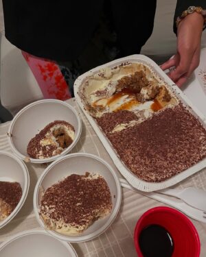Asmara Abigail Instagram - Perché non possiamo fare il pranzo della domenica senza @tiramisuasmara 💜✨ (because we cannot do the Sunday brunch without Tiramisù Asmara)
Tiramisù Asmara, originally created by @akua.calda and his ‘la nonna’ secret recipe in 2019 and we developed the new combination until it is finally locked in July 2019 between Milan, Ciputat and Tokyo.
Tiramisù Asmara is about the joy of friendship and sharing your food with your love ones around the table, enriched by the conversation that happened around the dining table, whether it is caring, creative and intellectual dialogues or just pure humor. I am forever grateful with the love that I share with my closest friends, the way we nurture and taking care of each other in any place in the world, I know we are always there for each other, the universal bond that is genuine and priceless crossing boundaries of time and space. #longdistancefriendship 🦋 I am forever proud of my friends, for their struggles and their power to thrive and to keep on going.
And that is the philosophy of Tiramisù Asmara. 

After our collaboration with @potboyaru we are going to be back for our next special collaborations, aspettiamo un po’ (let’s wait for awhile)! STIAMO ARRIVANDO A @stockroom.bar 🦋✨🍸

And yes I only serve my tiramisù in @manfredthierrymugler @muglerofficial ✨🍸

#tiramisùasmara #approvedbytheitalians #foodforthought