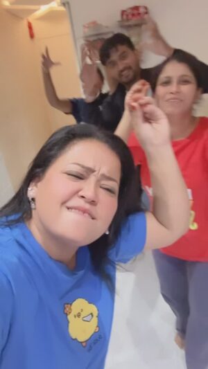 Bharti Singh Instagram - audition for odia film😍 dekhte hai kisko milti hai filma #bhartisingh #rupa#manisha#munna