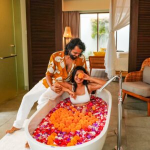 Bhavini Purohit Instagram - Soaking in love and petals in the heart of Lombok! ♥️
Location : @thekayanabeachlombok

Amazon Great Republic Day Sale is now live from 13th-19th January .
Get minimum 50%-80% off on 1500  top brands | Same day delivery on 4 Lakh  styles | Easy Returns #ad 
#AmazonGreatRepublicDaySale #AmazonFashion  #ad#getstyledwithamazon #AmazonGreatPrices #AmazonExcitingDeals #PrimeEarlyAccess #getextradiscountwithprime