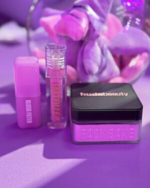 Bhumika Thakkar Instagram - Today for @hudabeauty UBE collection launch, how fun and pretty does the range look 🤩 Can’t wait to try 🙌

The Ube collection has Ube Birthday Cake Easy Bake Loose Powder, Blush Filter in Ube Cream and Faux Filler Gloss in UUU-Baby

#hudabeauty #hudabeautyubecollection #hudabeautyube #ubemakeup #hudabeautyindia #indianmakeupblogger #indianmakeuplaunches #indianmakeupandbeauty