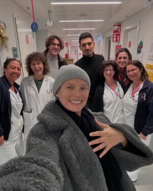 Bianca Balti Instagram - February 4th. World Cancer Day.

It has always been just a random day that some posts on Instagram reminded me of. Although my aunt died of metastatic breast cancer at age 39 and my mom got myeloma a couple of years ago. And despite my own diagnosis, back in 2021, of carrying the BRCA1 gene for which, in December 2022, I underwent a preventative double mastectomy. 
Cancer couldn’t inhabit my thoughts, let alone my body.

Until September 8th of 2024, the day that Cancer, Ovarian to be specific, came into my life feeling a whole lot like a death sentence. On October 14th, I started my chemotherapy journey that just ended last Monday, January 27th, but to my great surprise, those last few months, I felt as alive as ever. 
I was not taking my life for granted anymore, and my gratitude hit an all-time peak. Everything started to taste like a real blessing. 
It has been hard, and it isn’t quite over yet, but I wouldn’t have it any other way. They say, “What doesn’t kill you makes you stronger,” but my experience is that what didn’t kill me made me love life a lot more. 

1. October 14th, 2024, Providence St Joseph Hospital. LA. First Chemo infusion. 
2. Me, high on Benadryl (one of the meds given before treatment to prevent an allergic reaction). LOL. 
3. My love selflessly carrying me through the pain with his unconditional love.
4. Matilde shaving my head on Halloween night. I thought that I could take advantage of the occasion to dress up as Uncle Fester. Little did I know that my little pubic hair razor would take hours. LOL. 
5. November 4th, 2024, Providence St Joseph Hospital, LA. Second Chemo infusion. 
6. Filming “Le Iene” with Nic in LA (You’ve been a bit of a pain in the ass, but you did a great job at the end. Thank you, bro :)

[follows in the comments]