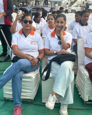 Bidusmita Dash Instagram - Otv mini marathon 
Lets run towards life 🏃‍♀️🏃
@otv.khabar 
@otv.news 
#otv #marathon