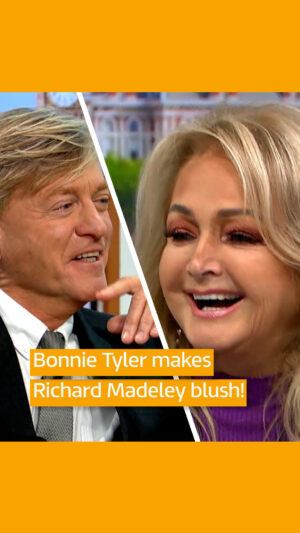 Bonnie Tyler Instagram - The moment Bonnie Tyler makes Richard Madeley blush! 😂
