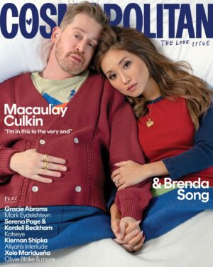 Brenda Song Instagram - Welcome to the sweet life of Mack and Brenda. 

Macaulay Culkin and Brenda Song are generation-defining child stars who rose to fame in their respective roles as Kevin McCallister and London Tipton. Several decades (and many roles) later, the two are madly in love with two kids. 

For the first time in Cosmopolitan history, a romantic couple appears on the cover. Head to the link in bio to read @culkamania and @brendasong’s love story, which hits stands on Valentine’s Day. 

Editor-in-Chief: @willahbennett
Photographer: @richardkernstudio
Stylist: @branduh
Interview: @hunterh
Hair: @claytonhawkins
Makeup: @kristeeliu
Grooming: @anissaemily
Manicure: @nailsbyemikudo
Prop Stylist: @betteradams
Production: @crawfordandcoproductions
Creative Director: @malloryroynon
Senior Director, Entertainment: @maxwelllosgar
Visual Director: @kristingeo
Deputy Visual Director: @scottmlacey
Digital Creative Director @abby.silverman
Video: @ying.chen.dsn @kriceee @rae_vez @sharkeyweek @shoyokoko@phoebebalson @jordanabt.zip @darrenkho @jakelmitchell @aj.lodge @newkidla