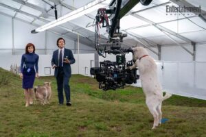 Britt Lower Instagram - “Careful, there’s poop!” Mark’s hilariously calm warning to Helly on #Severance was the perfect build-up to the long-awaited reveal of Lumon’s mysterious goat department! Here’s a behind-the-scenes look at the episode. 📷: Apple TV 