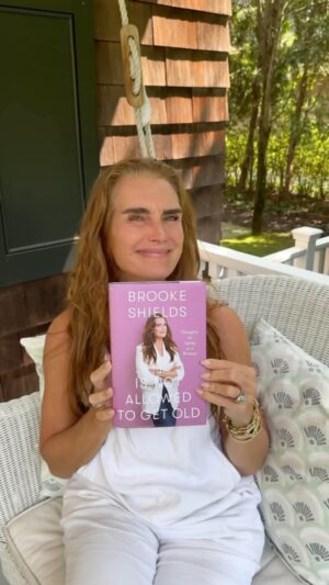 Brooke Shields Instagram - ‘Brooke Shields Is Not Allowed to Get Old’ is officially yours!! 📖🥳 These are my musings on being a “woman of a certain age” and how I’ve never felt better or more confident than I do at 59 years old. I hope these words make you feel empowered, seen, and hopeful 🩷 Here’s to getting old!!